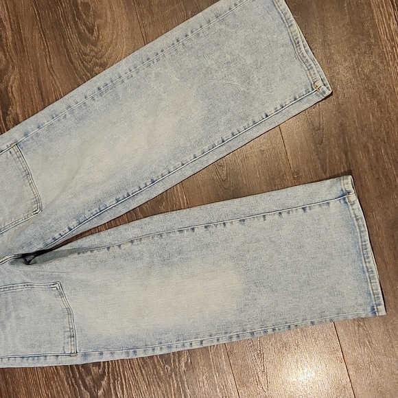 ❤️ NWOT! BANANA REPUBLIC HIGH RISE WIDE LEG CROP JEANS, 0 (25) - Picture 4 of 8